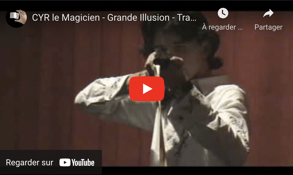 Cyril Regard magicien Reims vidéo