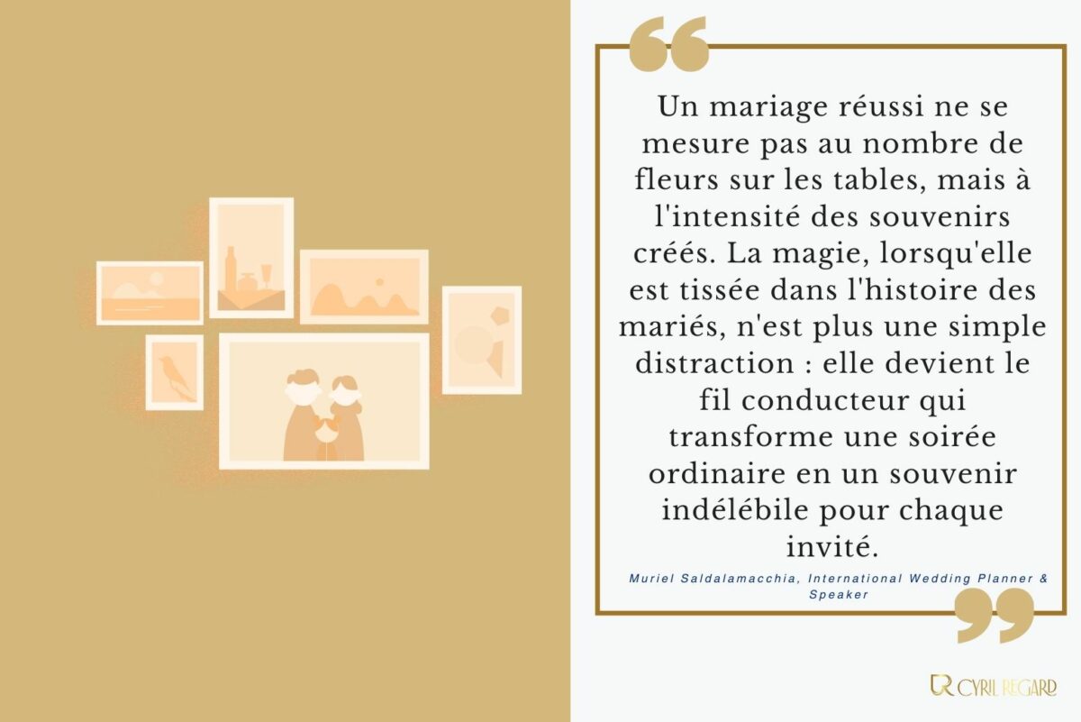 Comment planifier une performance magique impliquant les mariés lors d’un mariage