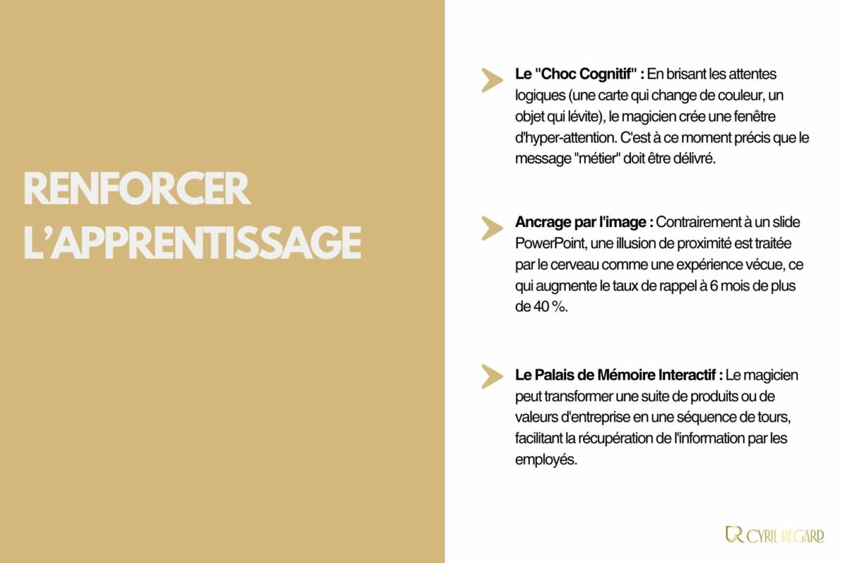 De quelle manière le close-up peut-il être utilisé pour renforcer l’apprentissage en entreprise